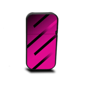 Cipher Stealth vape cartridge battery with Hot Pink Lanes design