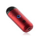 Cipher Herby Dry Herb Vaporizer in carmine red angled to show USB connector