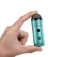 Cipher Herby Dry Herb Vaporizer in mint green being held between two fingers to show size