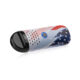 Cipher Herby Dry Herb Vaporizer in stars & stripes angled to show mouthpiece