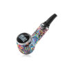 Cipher Nautilus dry herb vaporizer in funky flower color