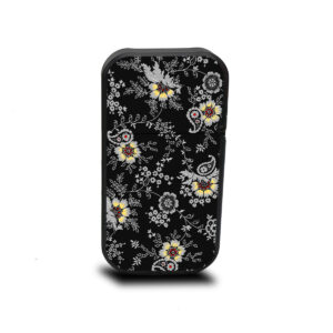 Cipher Stealth vape cartridge battery with Abstract Dark Flowers design