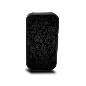 Cipher Stealth vape cartridge battery with black paisley design