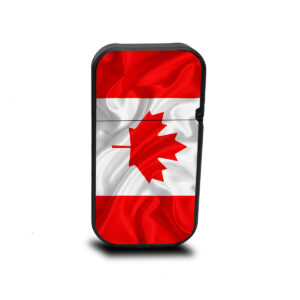 Cipher Stealth vape cartridge battery with flag of Canada design