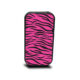 Cipher Stealth vape cartridge battery with pink Zebra pattern design