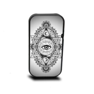 Cipher Stealth vape cartridge battery with tribal eye design