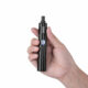 Cipher NOVA carbon black electronic smoking pipe with built-in lighter and interchangeable smoking pod system